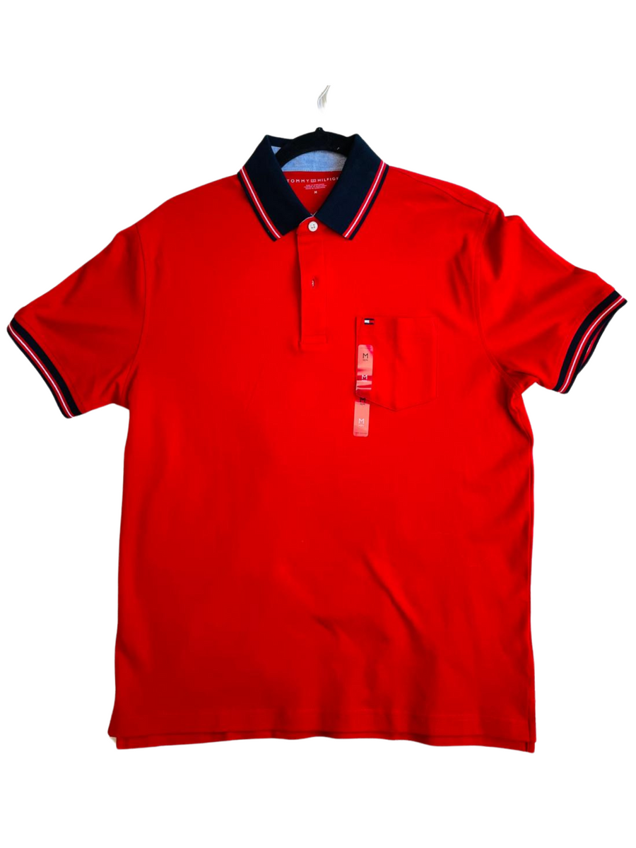 Playera polo tommy hilfiger caballero on sale