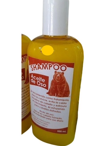 Shampoo aceite de oso