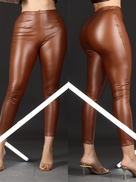 Cuero Outfit Mayon Vinipiel Pantalon Vinipiel Negro Leggins