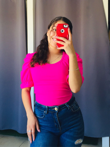 Blusa manga estilo princesa rosa Success Boutique Cuu