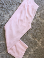 Pantalon de vestir de pinzas tiro alto rosa pastel