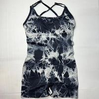 Jumpsuit con estampado mandala beige