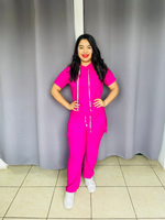 Conjunto de pantalon cargo y blusa con gorro fiucha