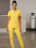Set Quirurgico medcouture amarillo jogger