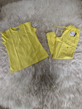 Set quirúrgico koi smiley amarillo jogger