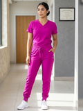 Set quirúrgico Scrubaid Rosa magenta