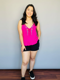 Blusa de tirantes con estampado floral  Fiucha