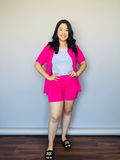 Conjunto de blusa, camisa y short fiucha
