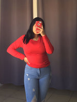 Blusa termica roja